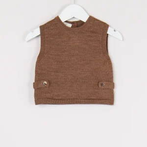 Gilet Lana Merinos Caffe
