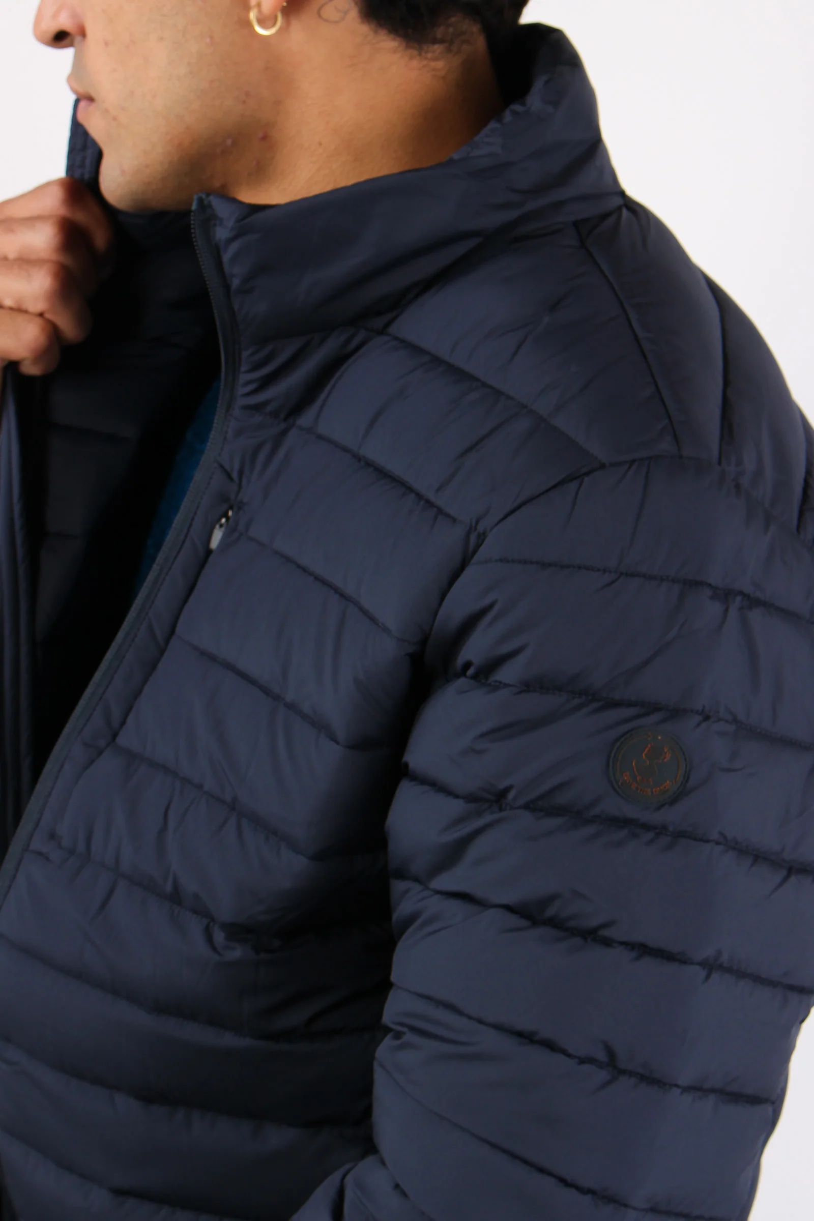 Erion Piumino Collo In Piedi Blue Black - immagine 8