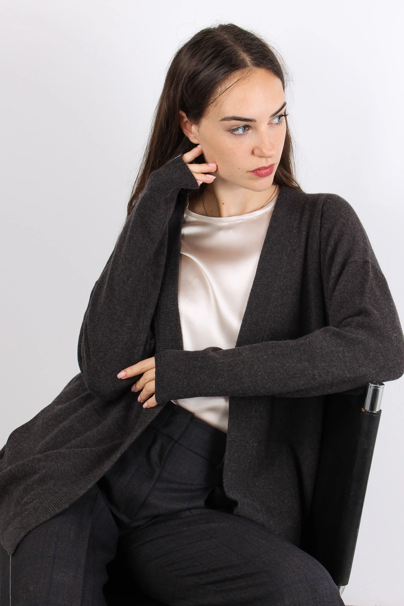 Cardigan Aperto Cintura Moro - immagine 8