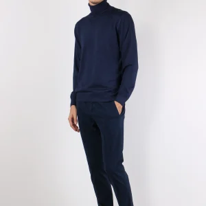 Gaubert Pantalone Gabardina Blu