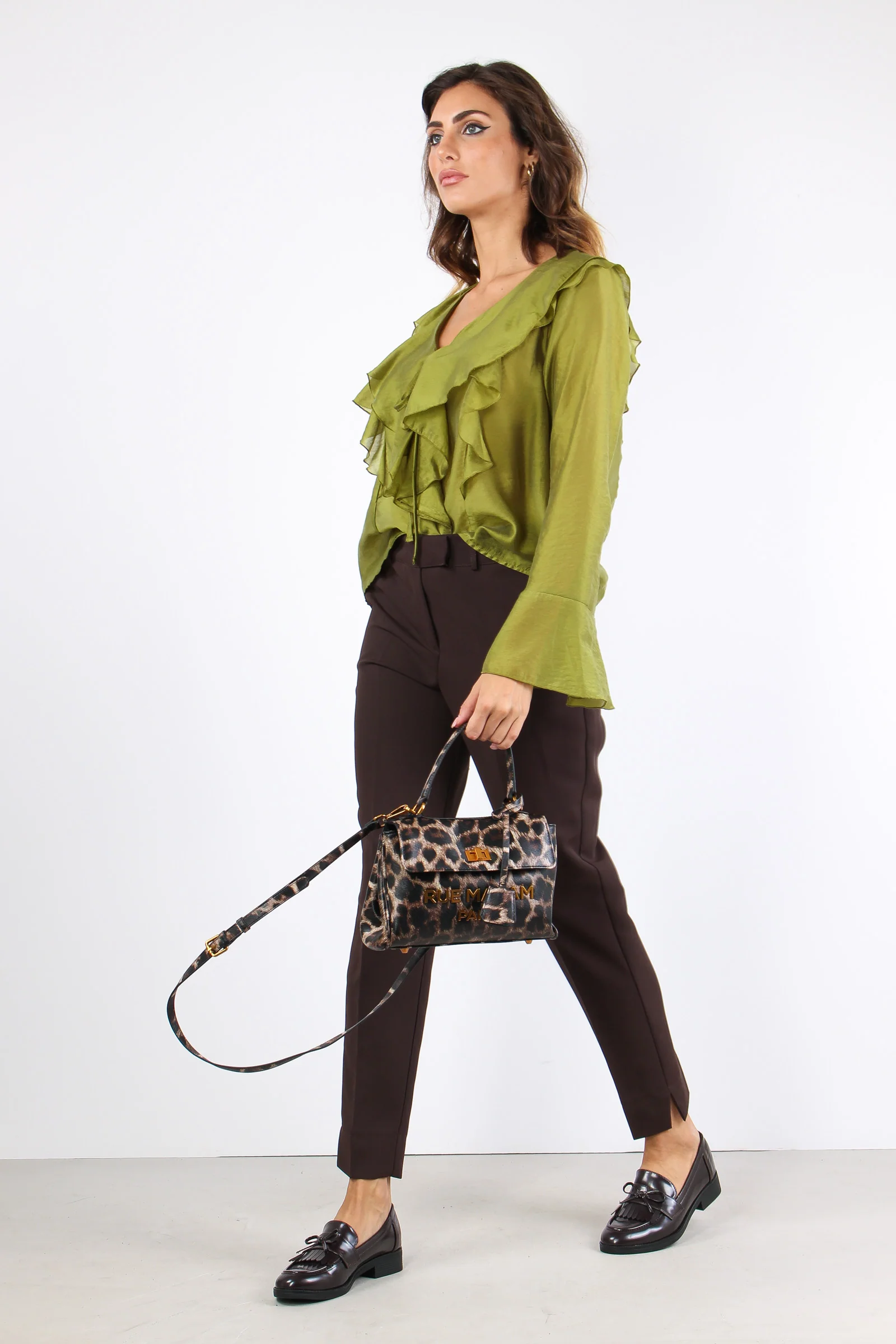 Pantalone Sigaretta Fluido Moro - immagine 6