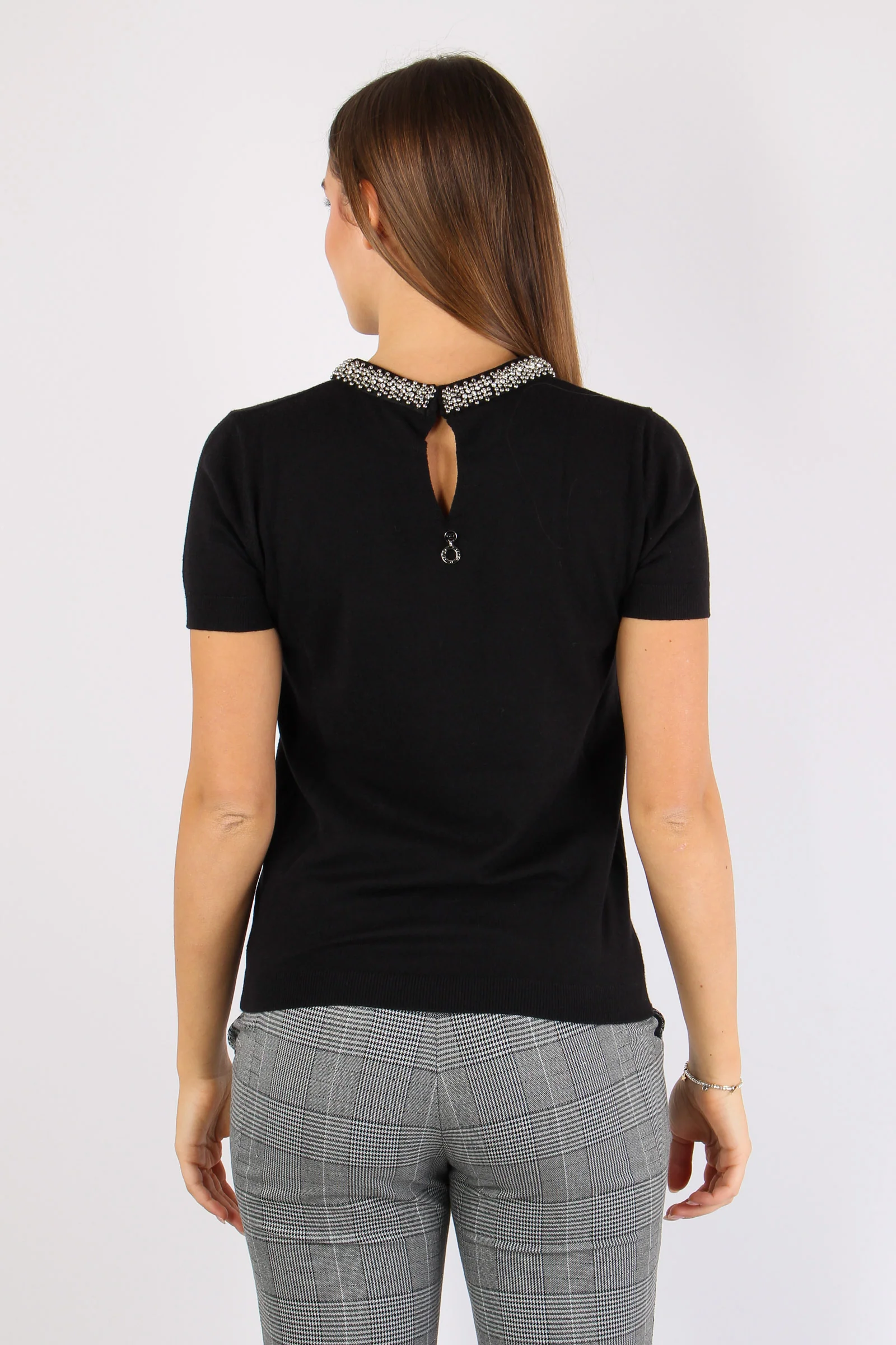 Acteria Maglia M/m Viscosa App Black - immagine 7