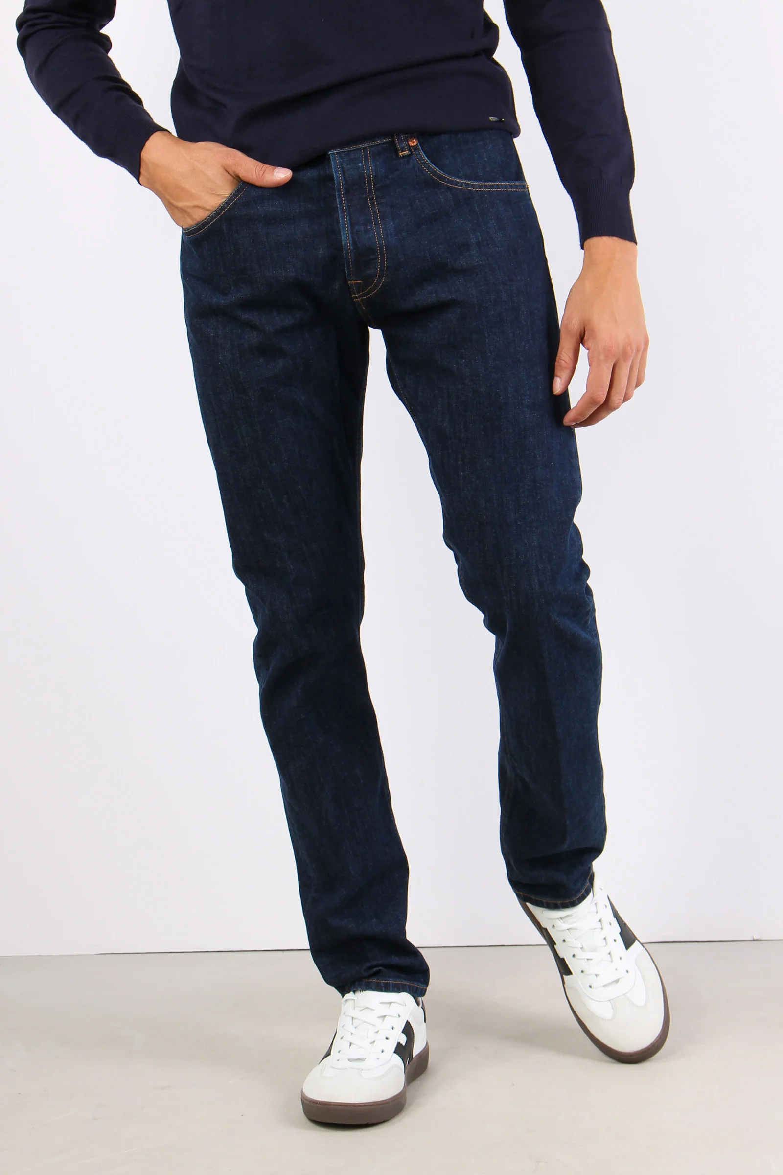 Icon Denim Pulito Risvolto Denim Scuro - immagine 3