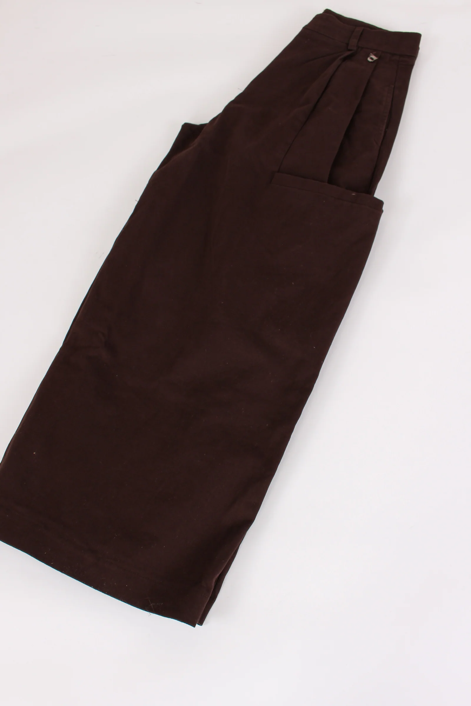 Pantalone Palazzo Tasche Caffe - immagine 3