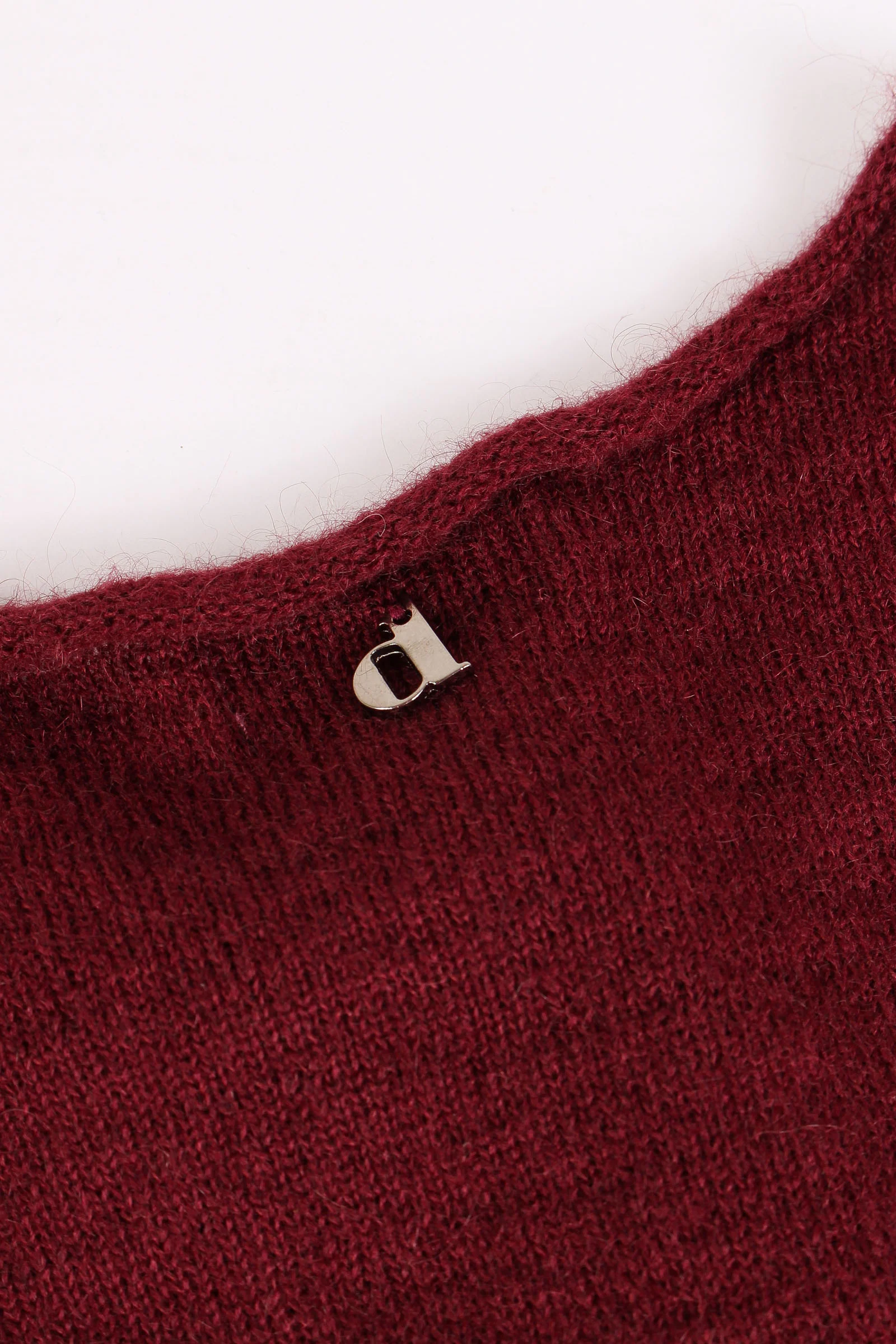 Cardigan Chiusura Fiocco Wine Berry - immagine 6
