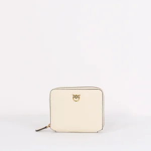 Taylor Portafoglio Zip Around Bianco Seta