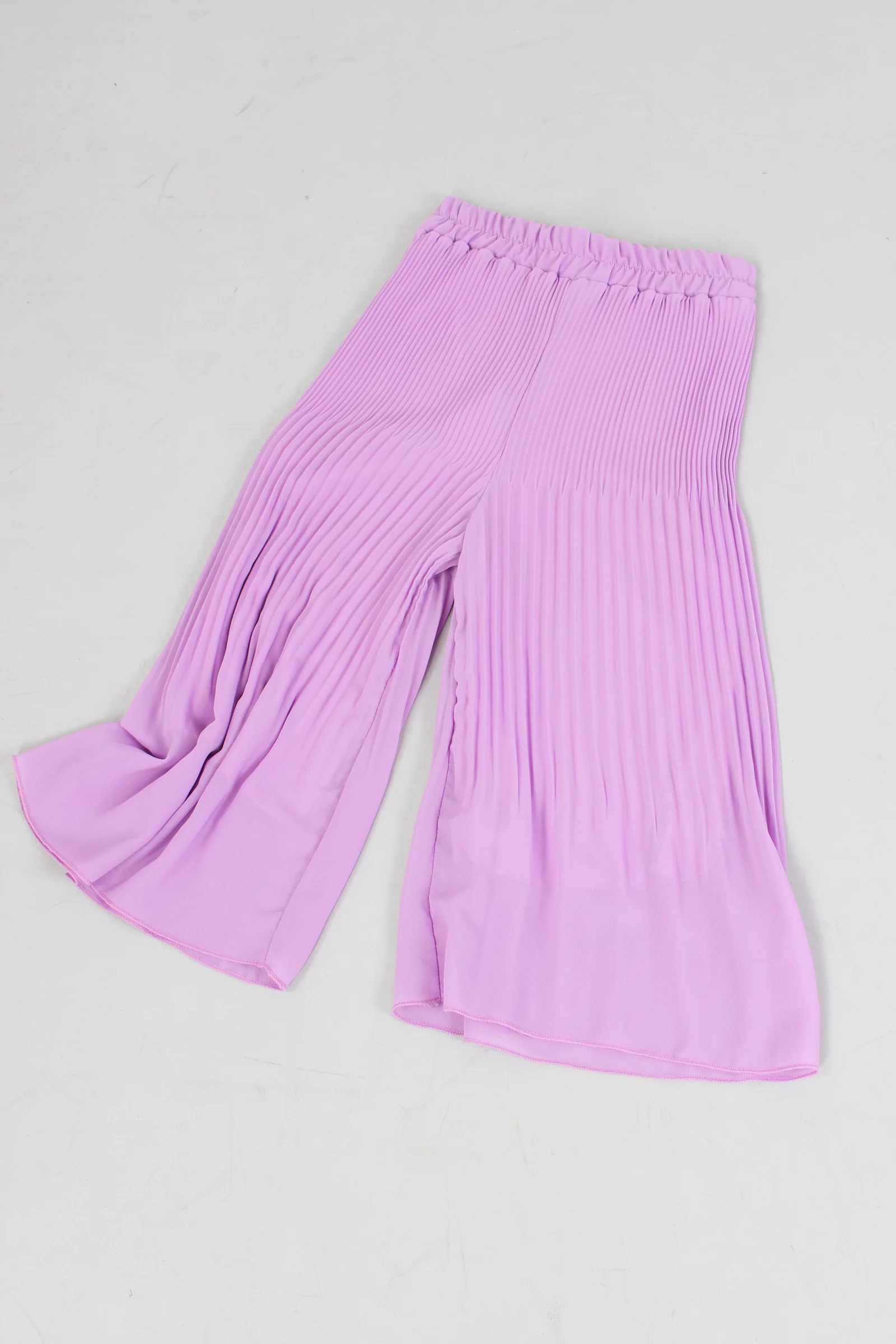 Pantalone Plisse Lilla Scuro - immagine 4