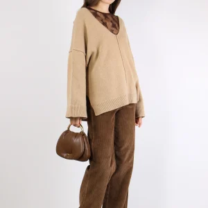 Maglia Scavo V Avanti Dietro Tortora