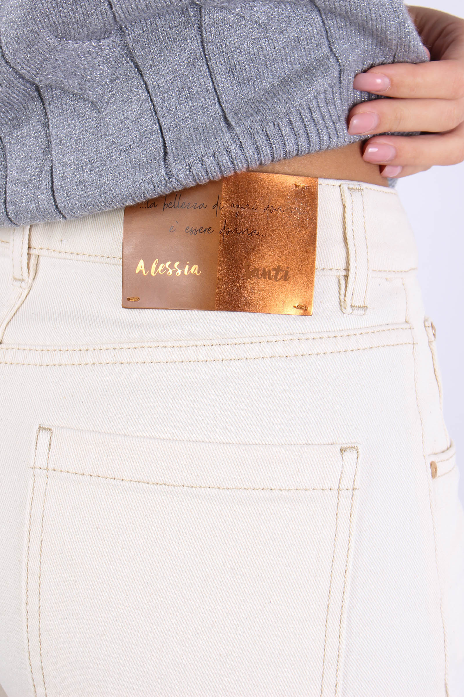 Denim Wilde Fit Panna - immagine 9