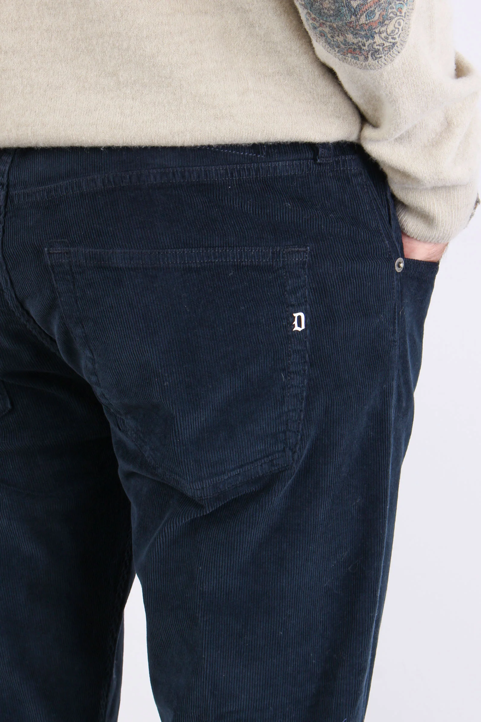 Icon Pantalone Velluto Milleri Notte - immagine 9