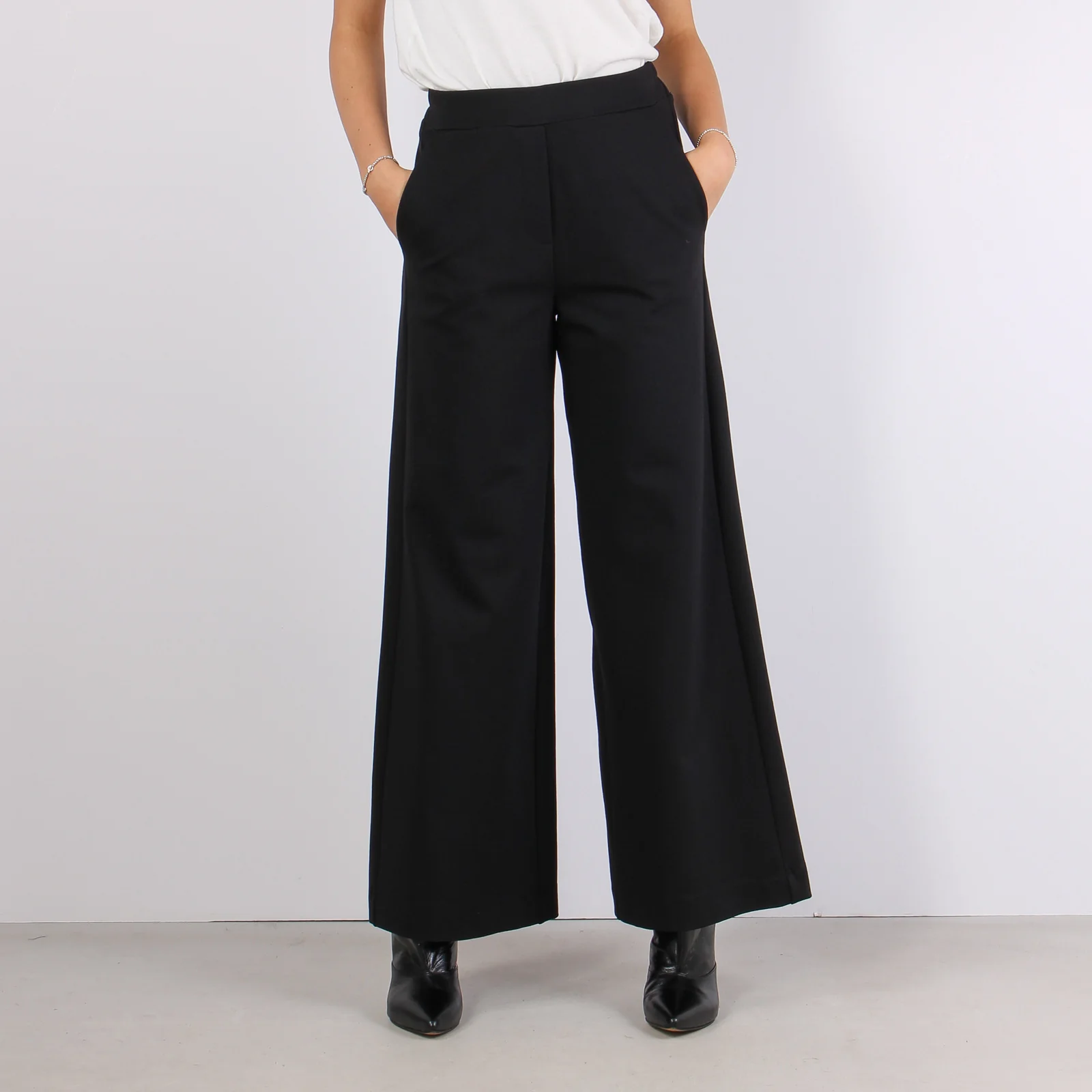 Pantalone Palazzo Punto Milano Nero - immagine 9