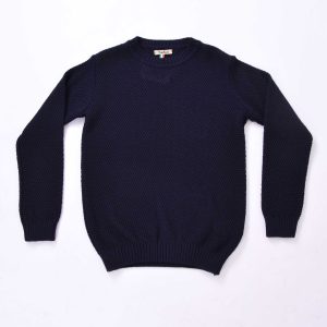 Maglia Punto Riso Blu