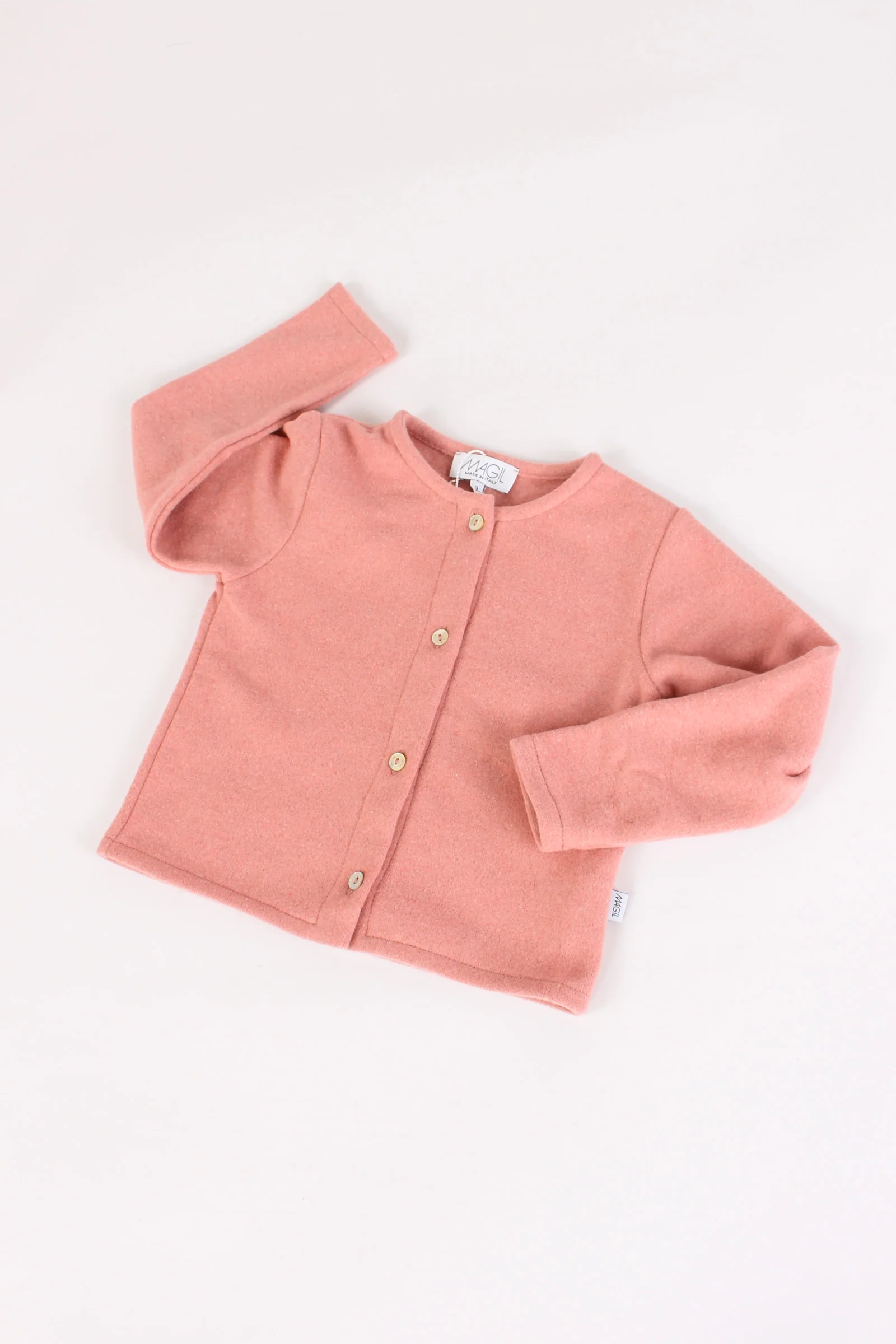 Cardigan Basico Rosa - immagine 3