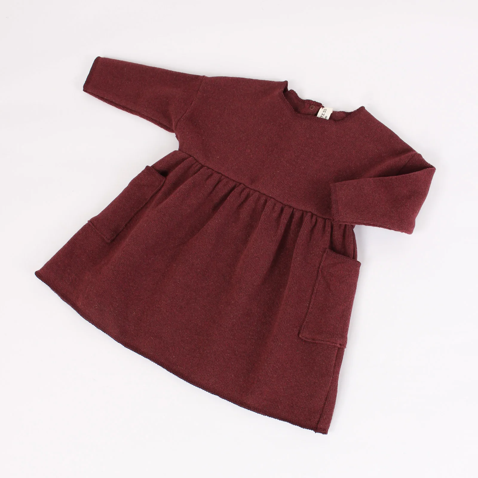 Abito Caldo Cotone Burgundy - immagine 7
