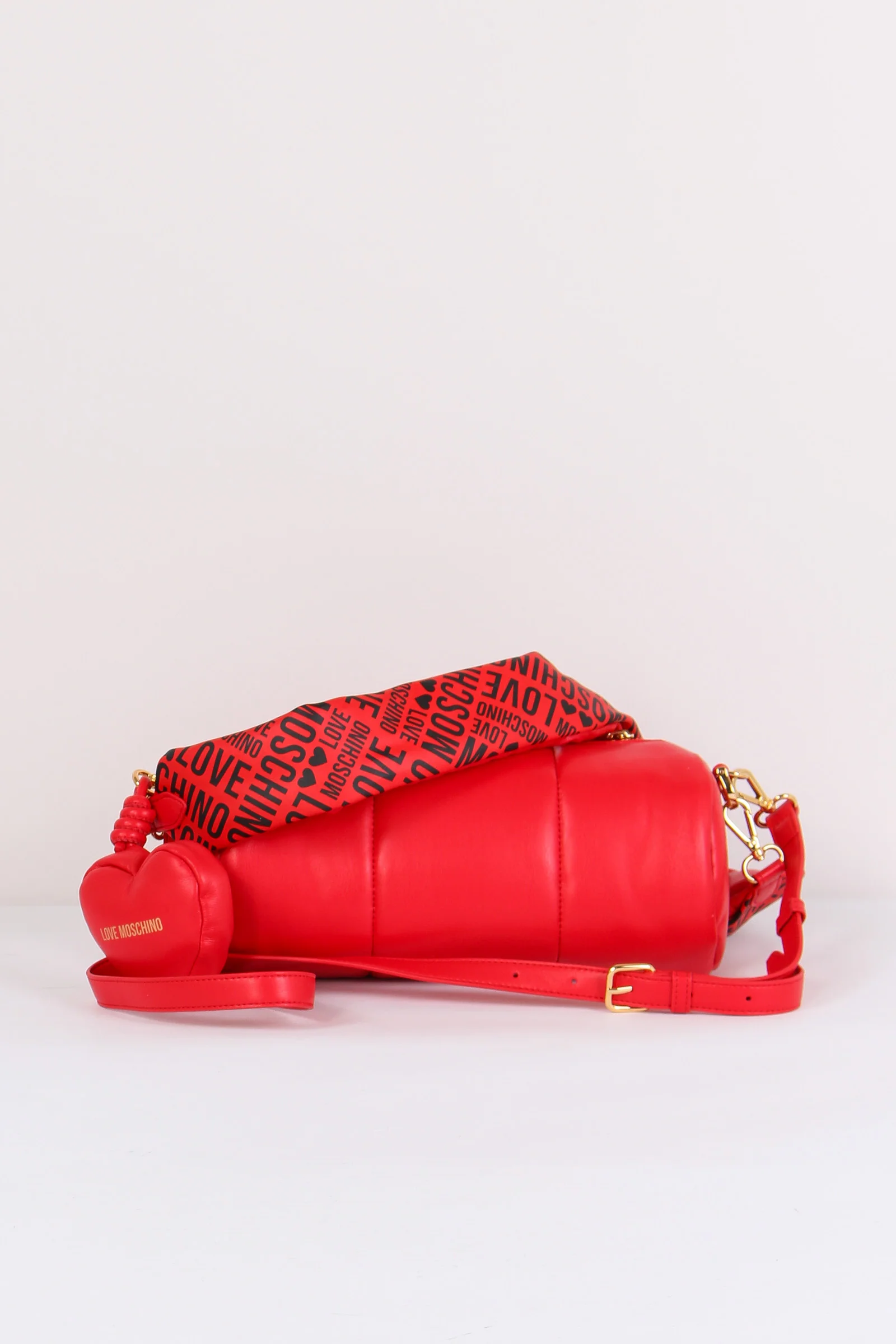 Bauletto Puffy Rosso/nero - immagine 4