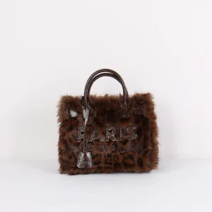 Mini Shopping Ecopelliccia Fur Leopard