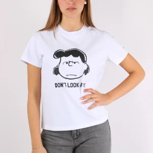 T-shirt Stampa Grande Bianco