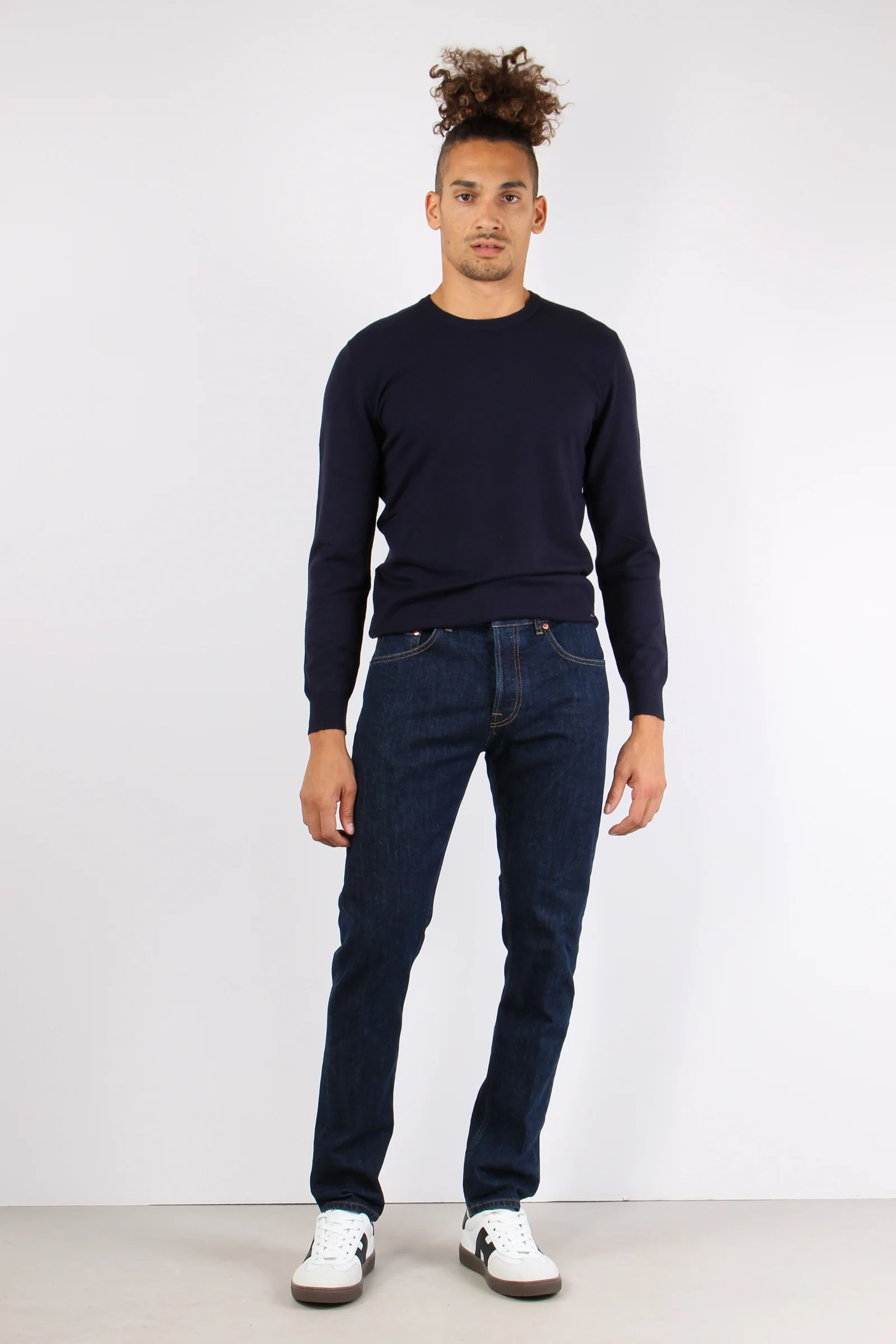 Icon Denim Pulito Risvolto Denim Scuro - immagine 2