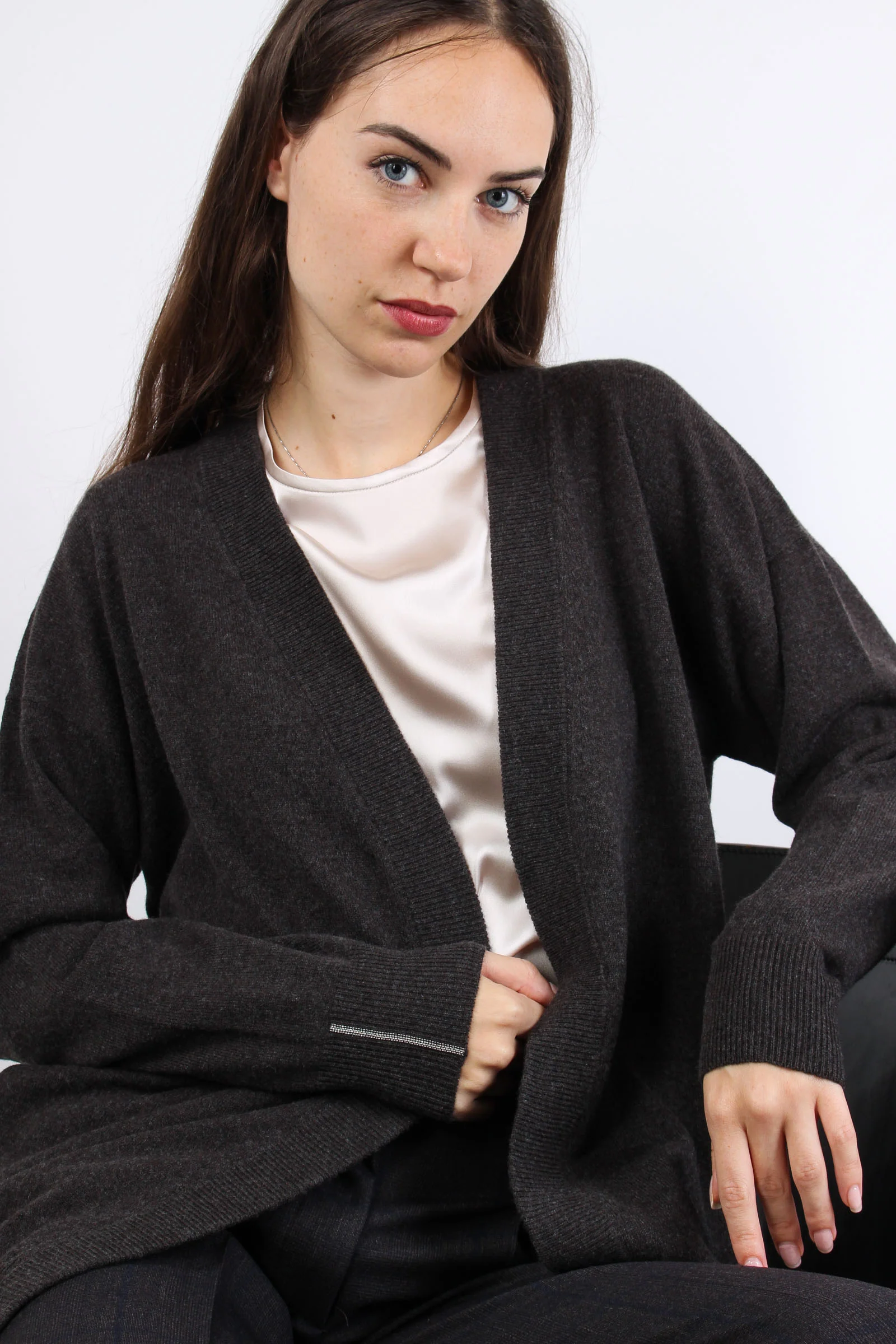 Cardigan Aperto Cintura Moro - immagine 4