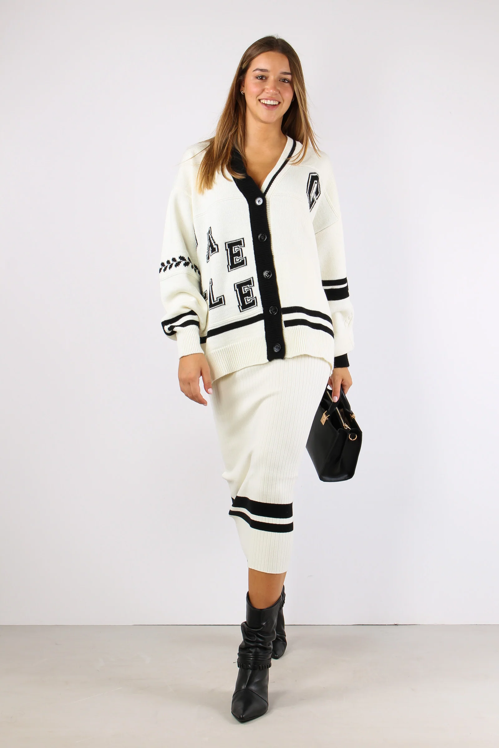 Gonna Costina Fondo Banda Off White