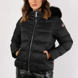 Piumino Over Ecopelliccia Nero