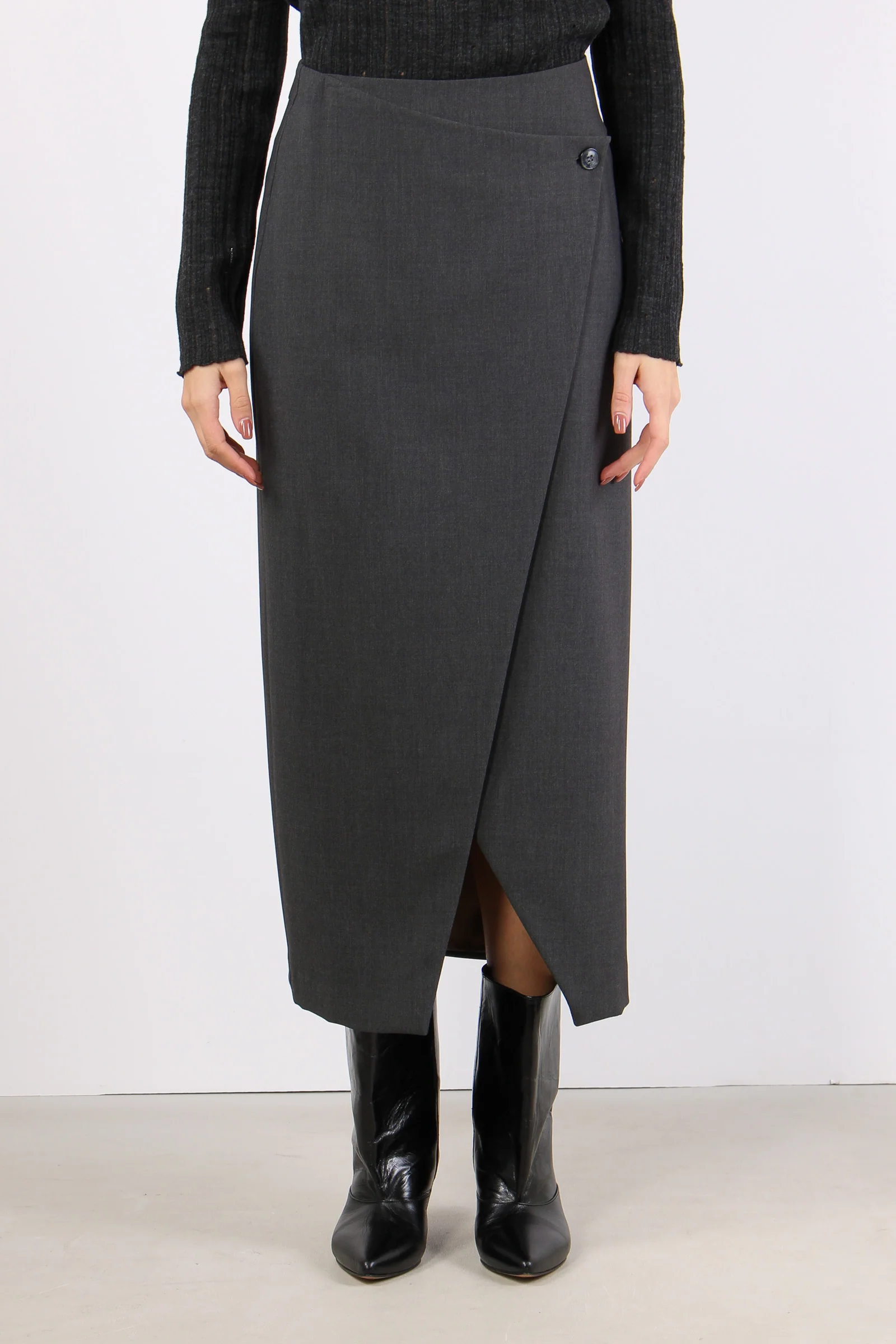 Gonna Lunga Portafoglio Graphite - immagine 3