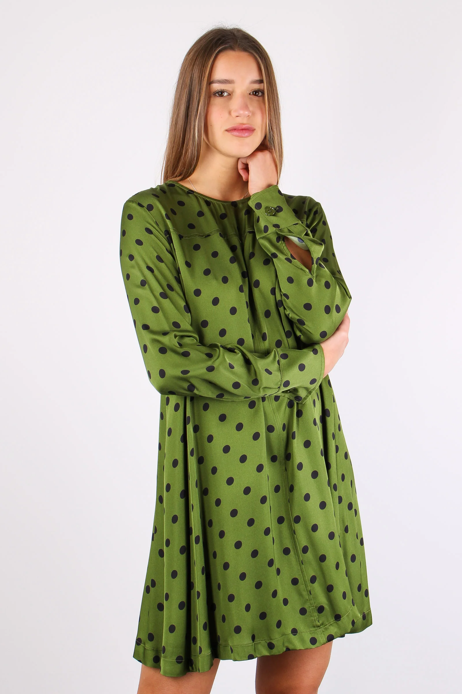 Abito Pois Kiwi - immagine 2