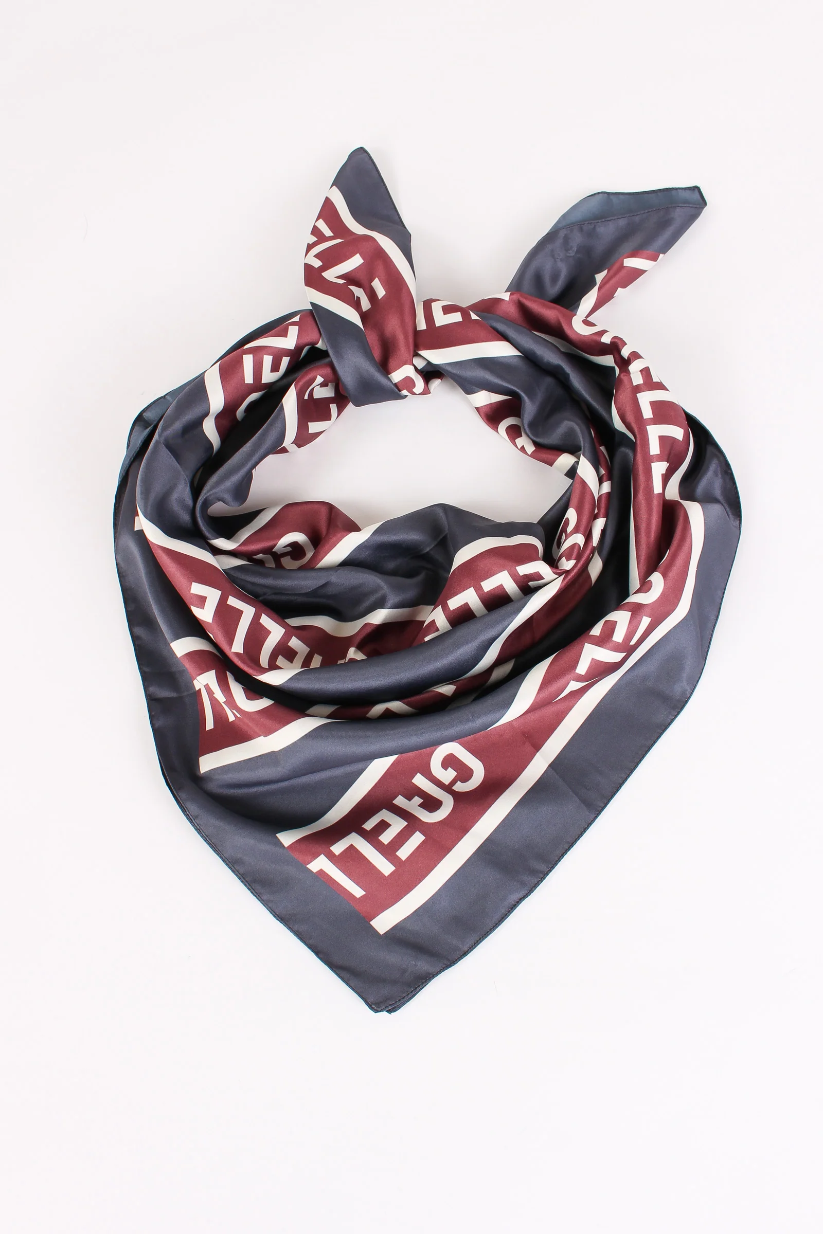 Foulard Bande Logo Blu Scuro - immagine 3