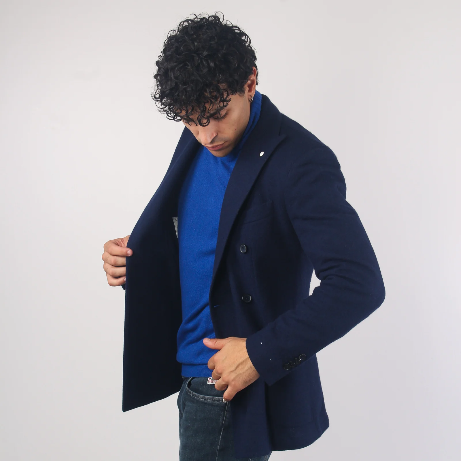 Blazer Doppiopetto Blu - immagine 8