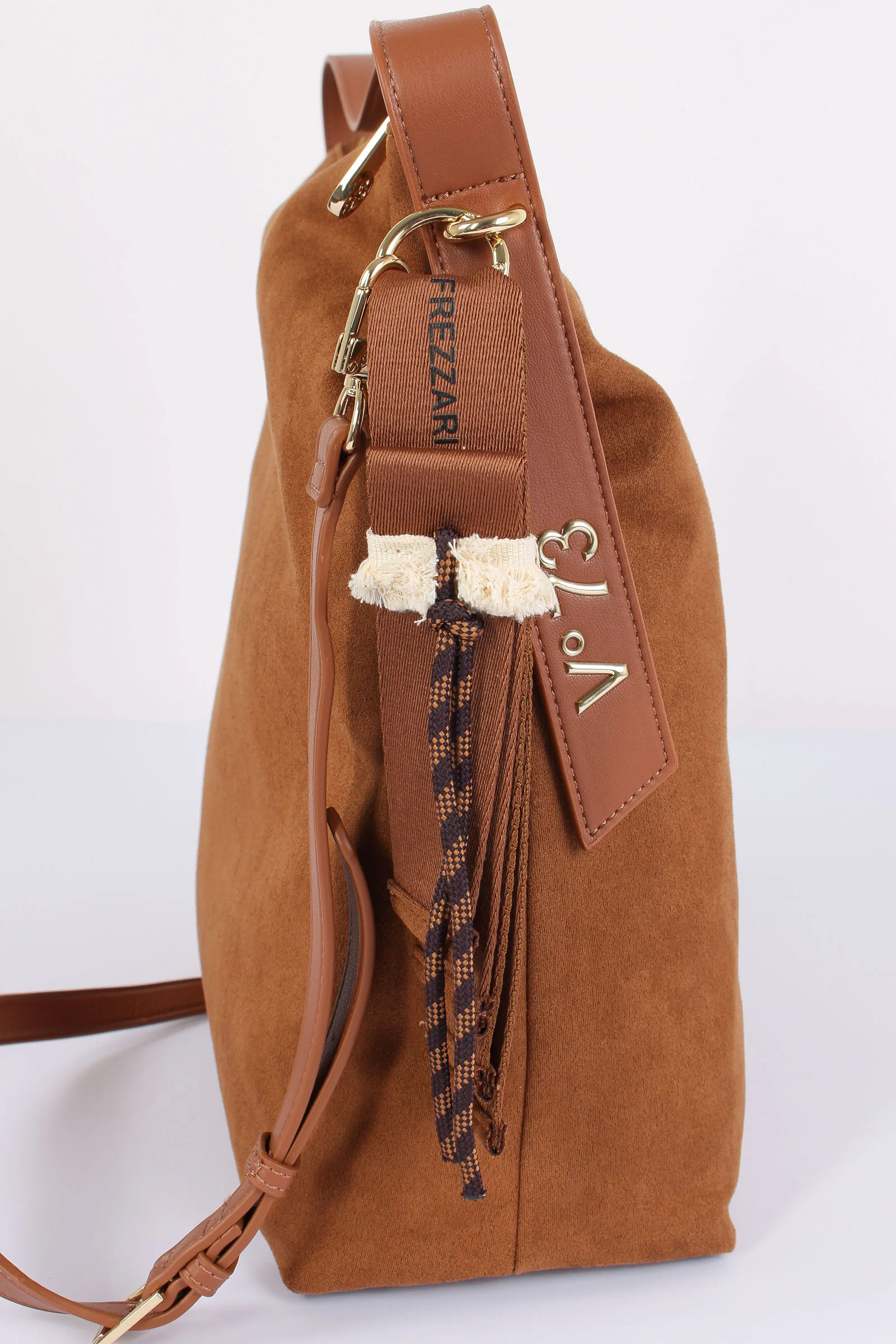 Danielle Sacca Hobo Ecocamoscio Cuoio - immagine 5