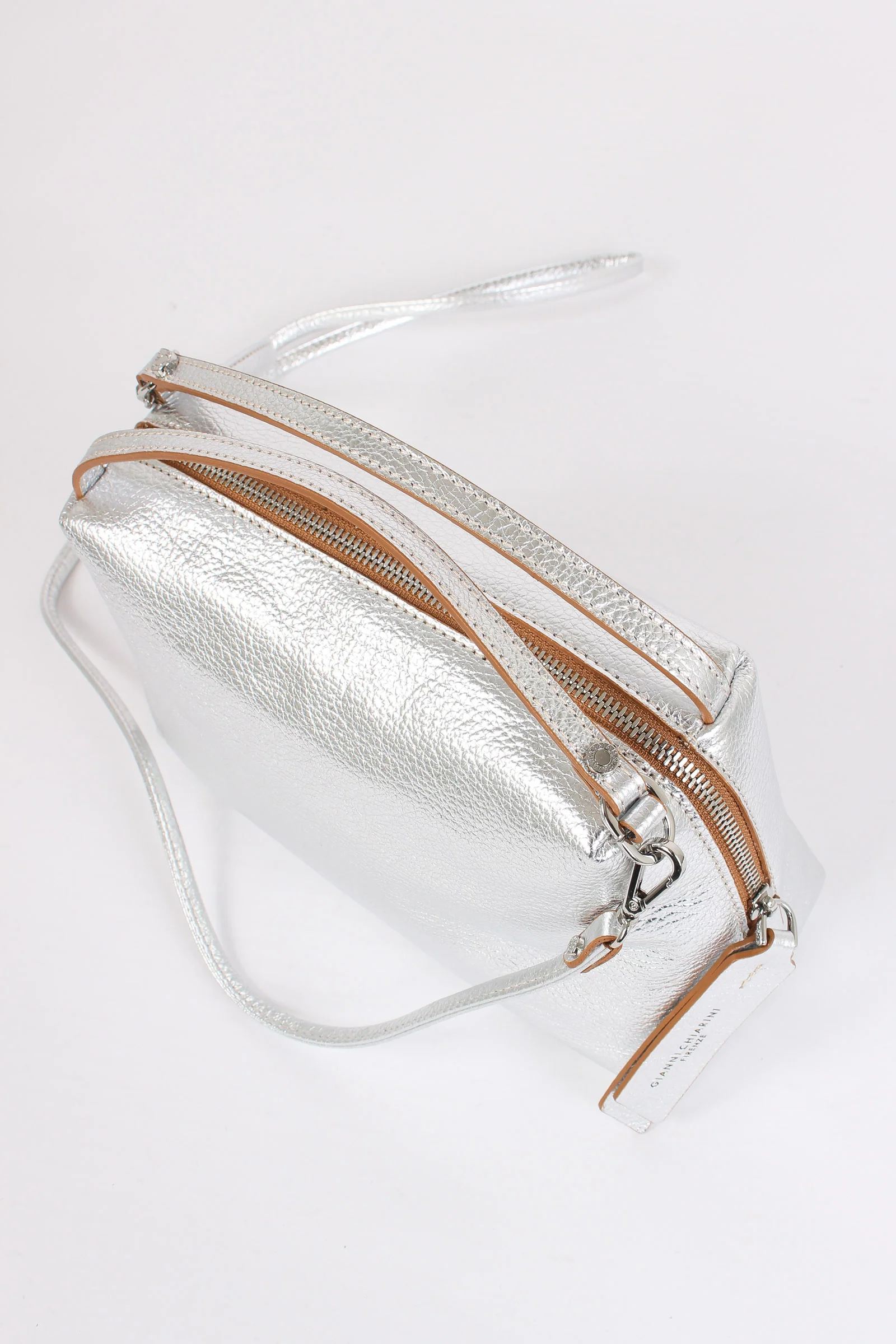 Alifa Mini Bag 2 Manici Meta Silver - immagine 7