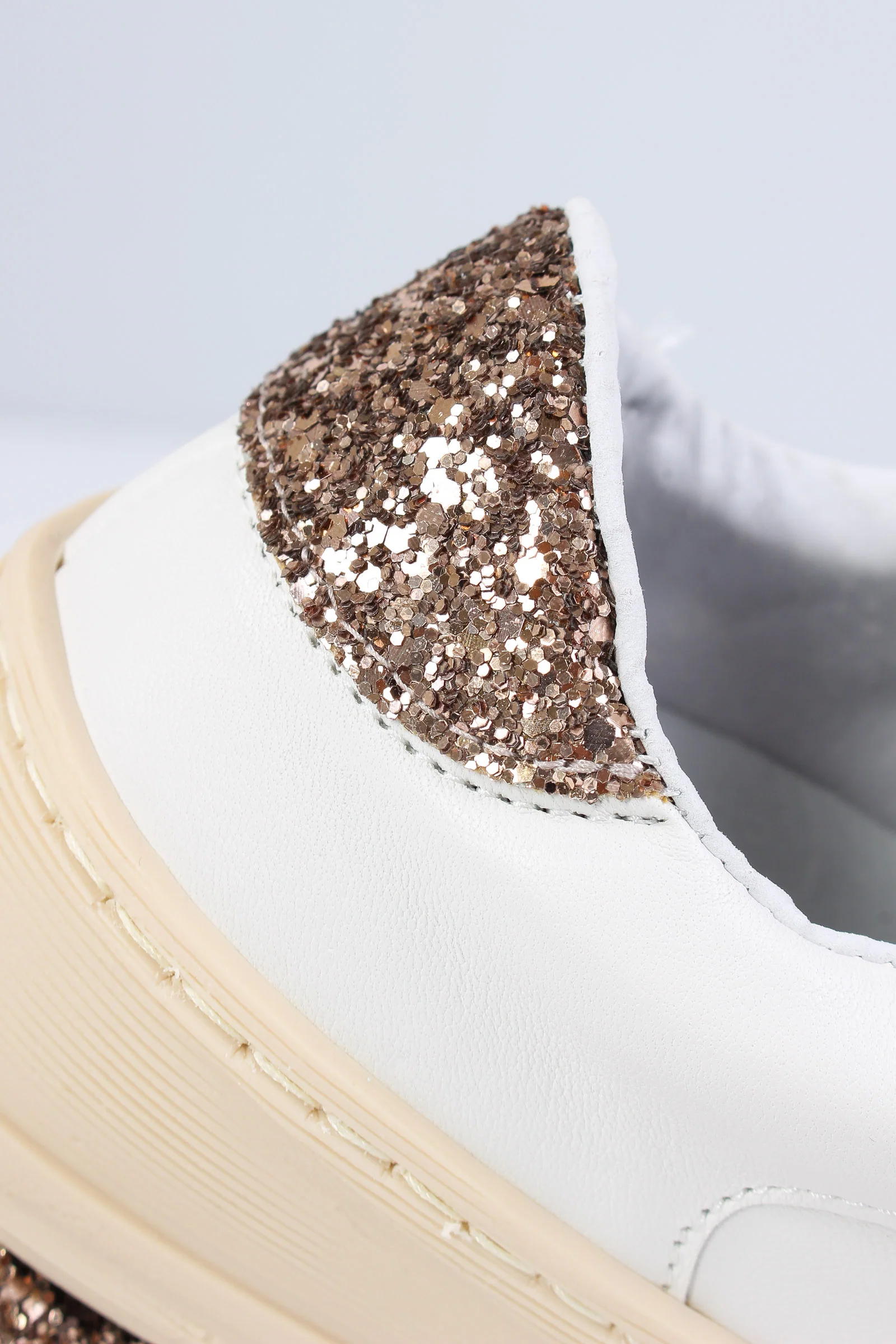 Sneakers Enjoy Star Glitter Bianco/oro - immagine 9