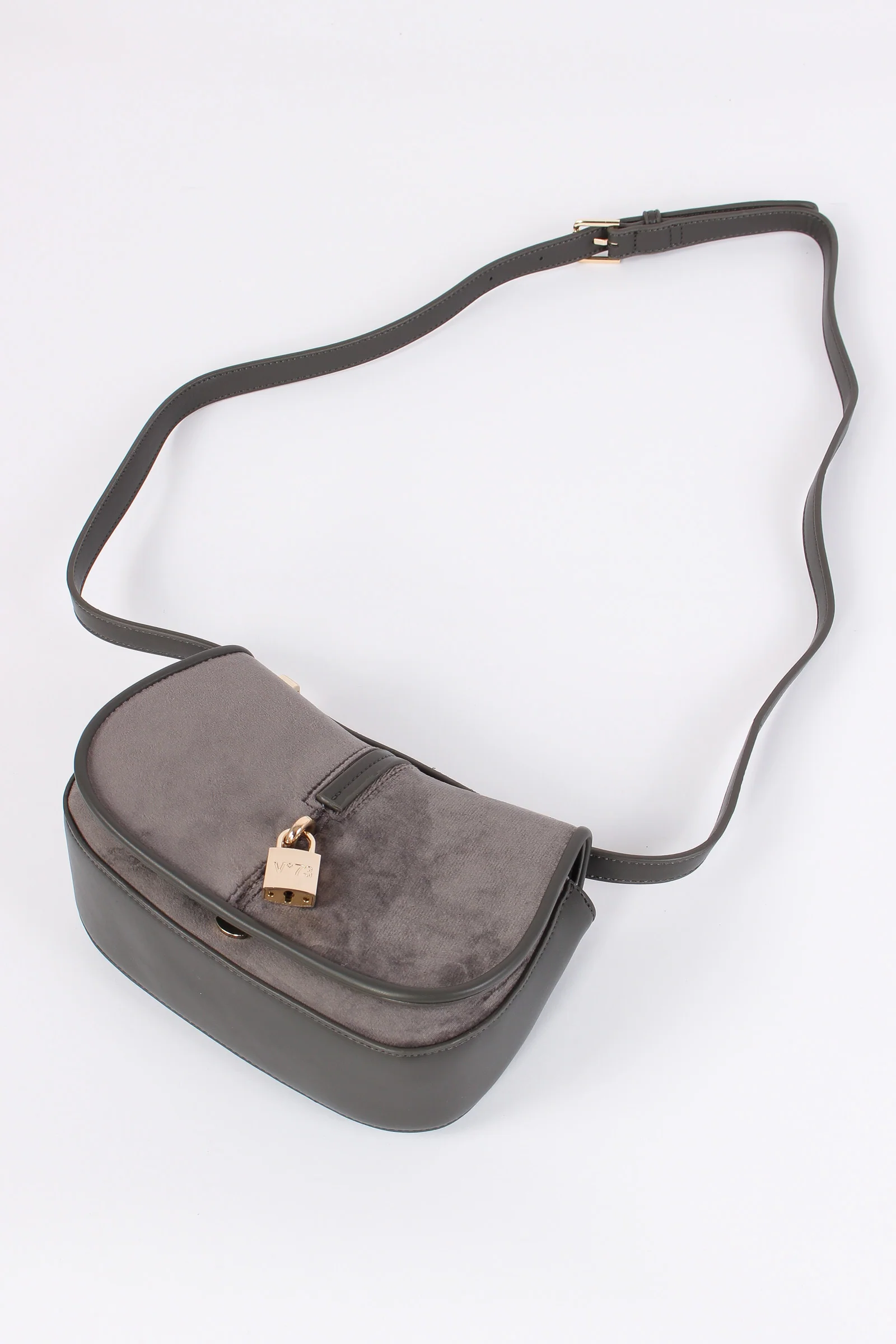 Artemisia Bandoliera Velluto Grigio - immagine 3