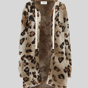 CARDIGAN IN MAGLIA OVER ANIMALIER