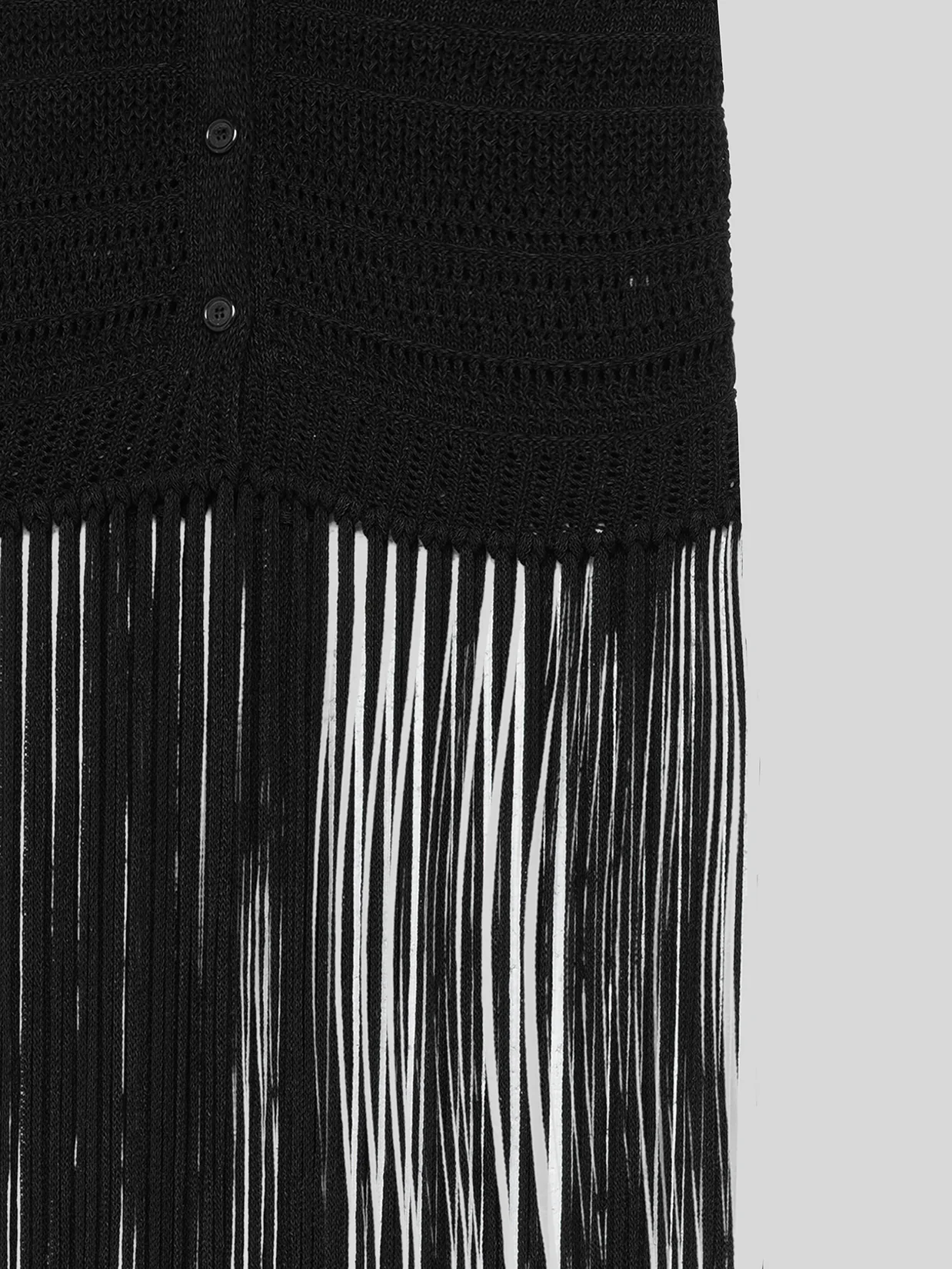 MAXI CARDIGAN CON FRANGE - immagine 4