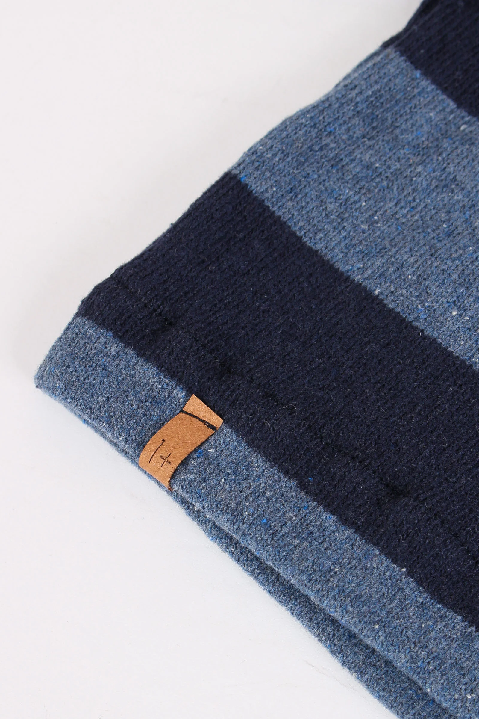 Maglia Righe Cappuccio Coccio Denim/avio - immagine 6