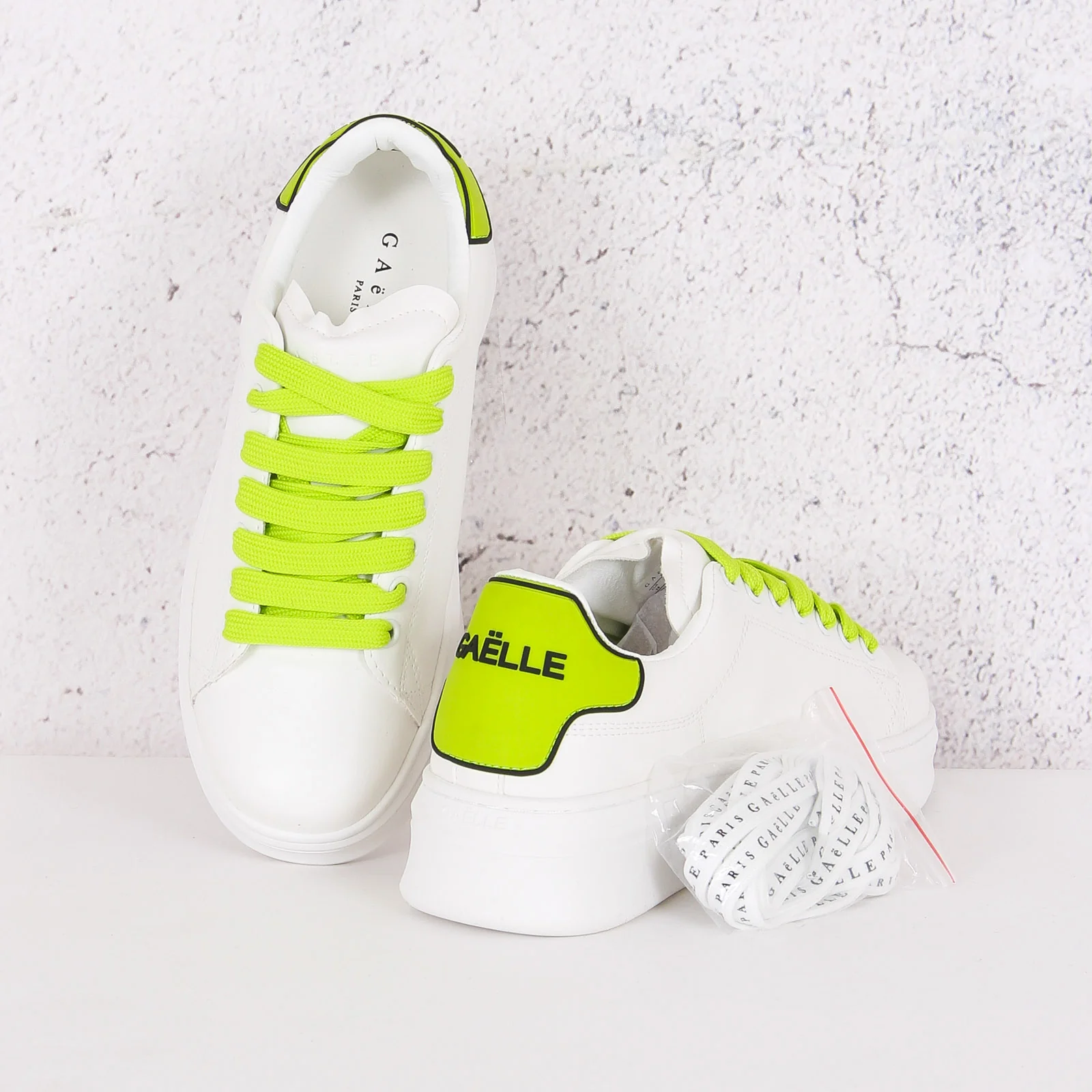 Sneakers Mcqueen Basica Bianco/verde Mela - immagine 7