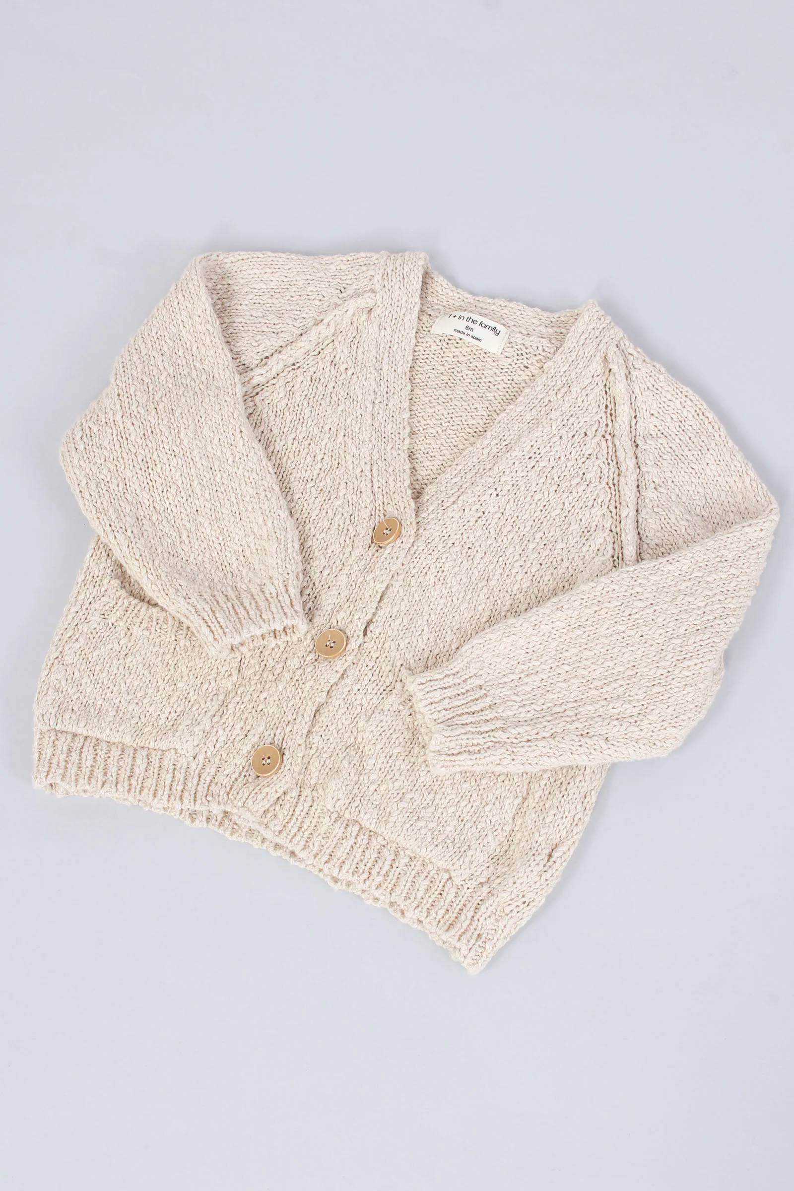 Cardigan Basico Natural - immagine 4