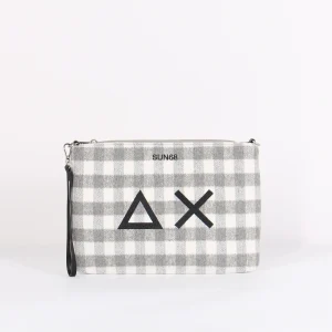 Pochette Check Grigio