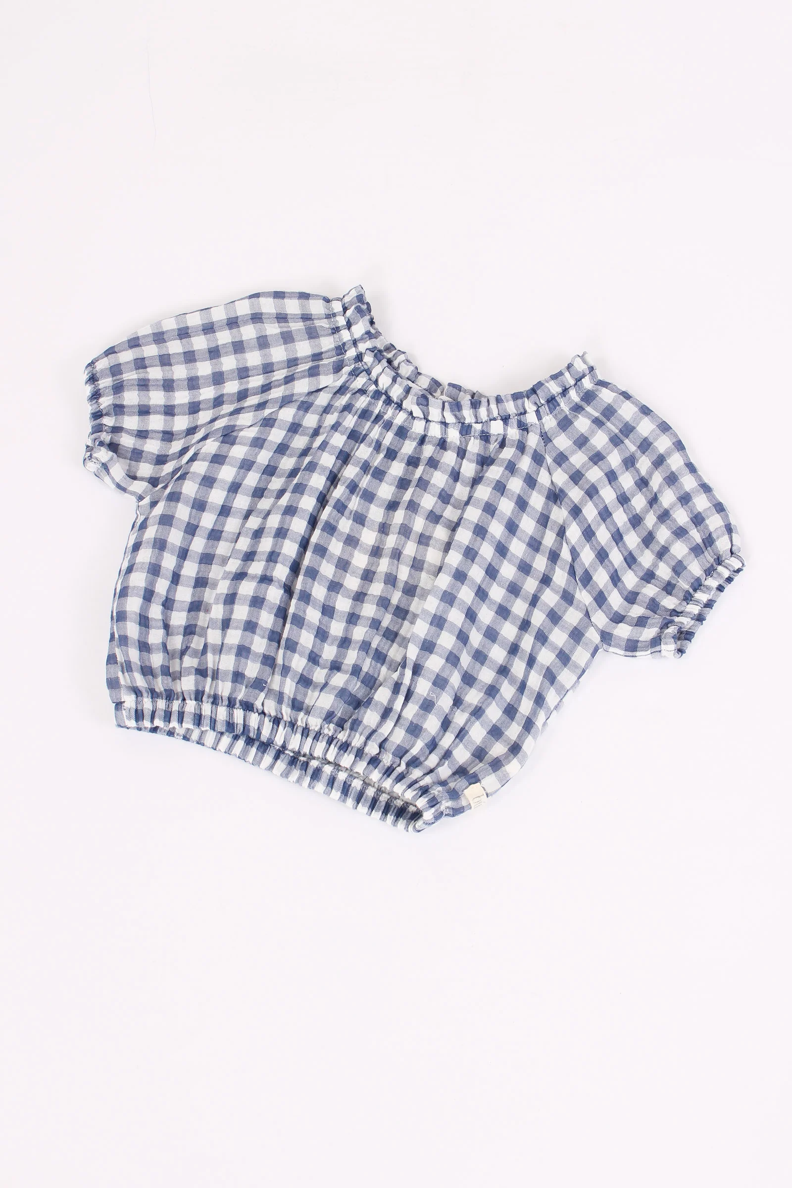 Blusa Vichy Blue Stone - immagine 4