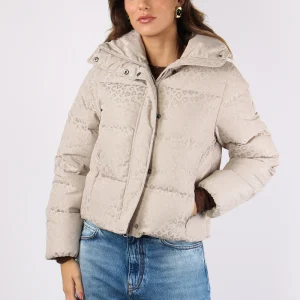 Piumino Corto Animalier Canapa