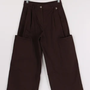 Pantalone Palazzo Tasche Caffe