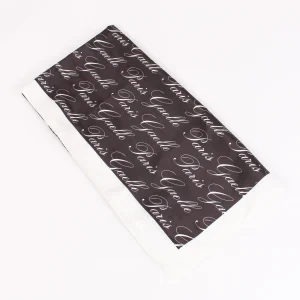 Foulard Logo Corsivo Nero