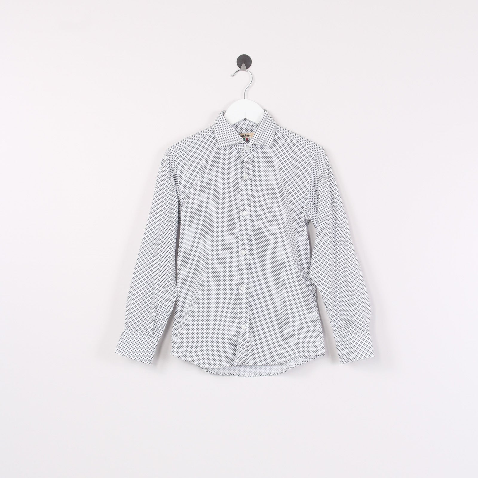 Maggiore Camicia Micro Fanta Bianco/nero - immagine 6