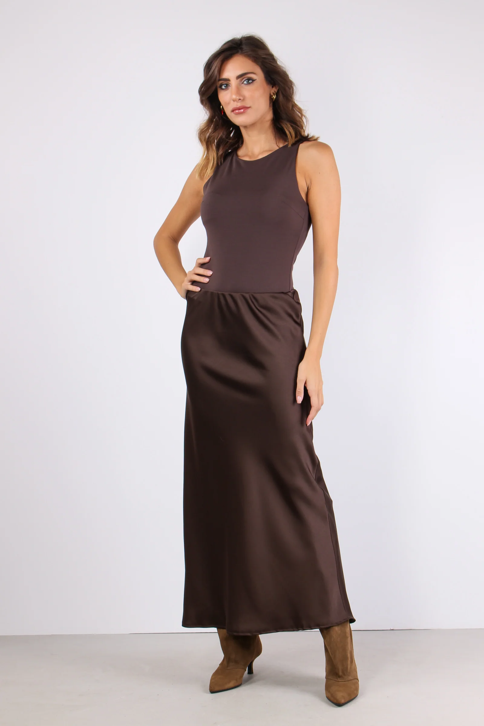 Gonna Raso Sbieco Moro