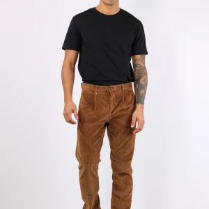 Pantalone Velluto Pences Cognac