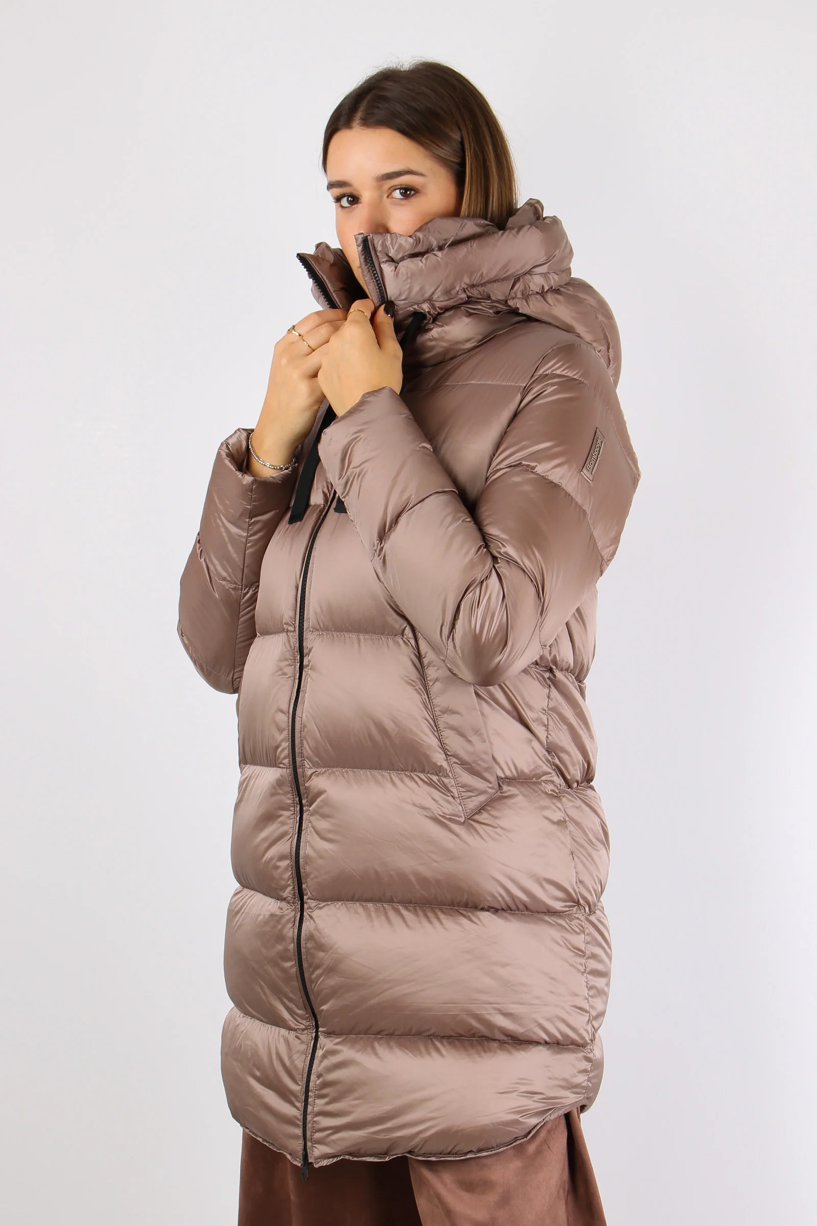 Piumino Nylo Cangiante Taupe - immagine 8