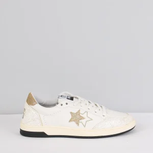 Sneakers Week Star Glitter Bianco/oro