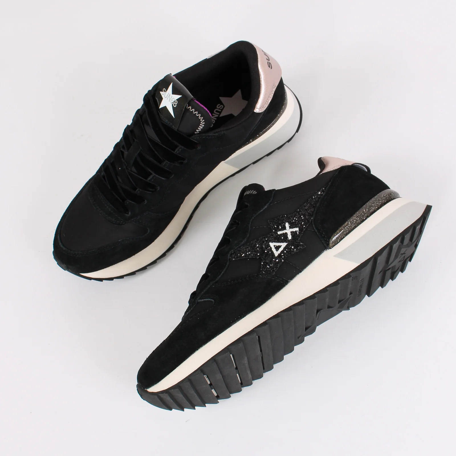 Sneaker Stargirl Glitter Logo Nero - immagine 3