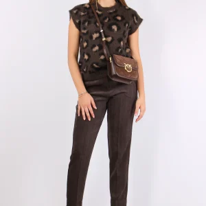 Gilet Macula Effetto Garzato Moro